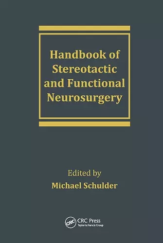 Handbook of Stereotactic and Functional Neurosurgery cover