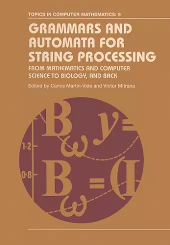 Grammars and Automata for String Processing cover