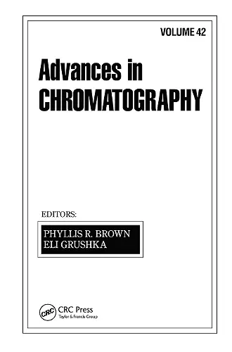 Advances in Chromatography cover