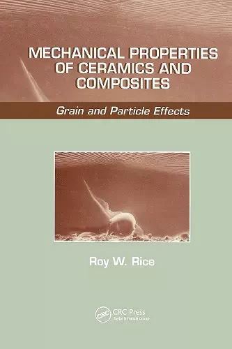 Mechanical Properties of Ceramics and Composites cover