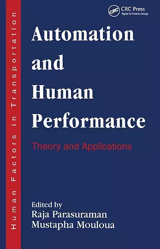 Automation and Human Performance cover