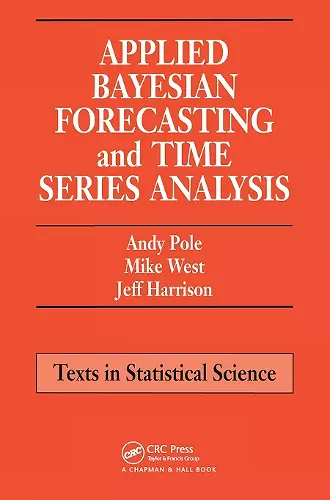 Applied Bayesian Forecasting and Time Series Analysis cover