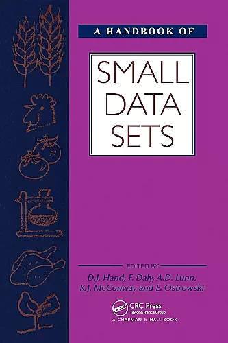 A Handbook of Small Data Sets cover