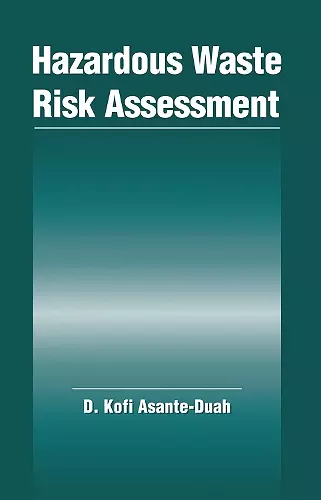 Hazardous Waste Risk Assessment cover