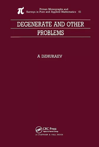 Degenerate and Other Problems cover