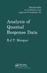 Analysis of Quantal Response Data cover