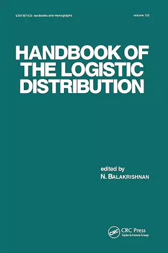 Handbook of the Logistic Distribution cover