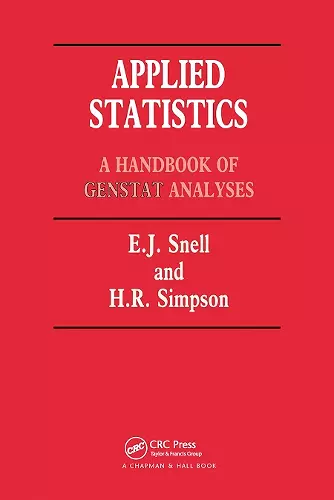 Applied Statistics cover