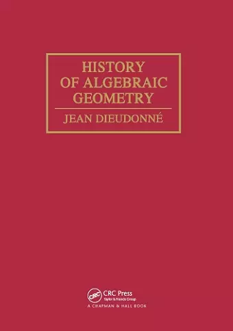 History Algebraic Geometry cover