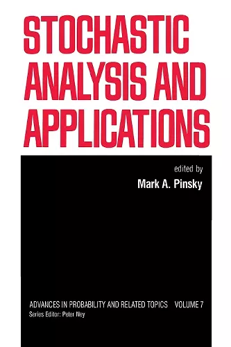 Stochastic Analysis and Applications cover