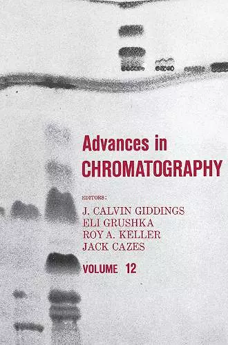 Advances in Chromatography cover