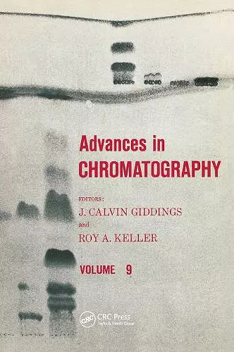 Advances in Chromatography cover