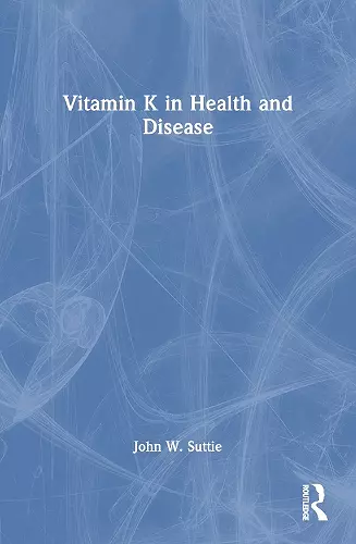 Vitamin K in Health and Disease cover