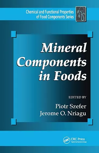 Mineral Components in Foods cover