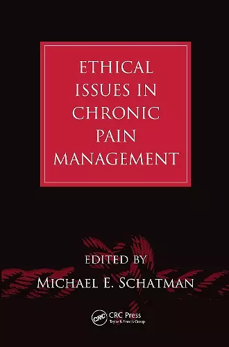 Ethical Issues in Chronic Pain Management cover