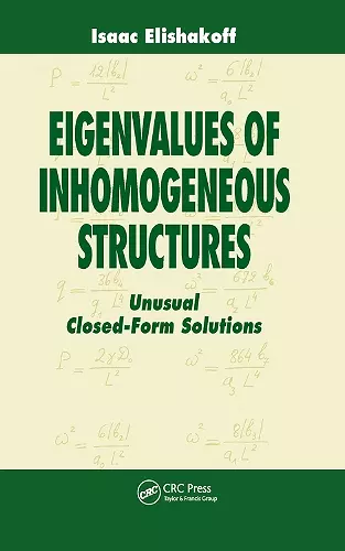 Eigenvalues of Inhomogeneous Structures cover