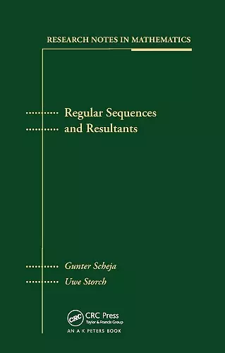 Regular Sequences and Resultants cover