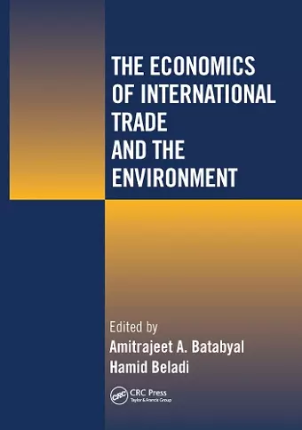 The Economics of International Trade and the Environment cover