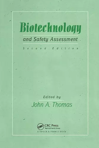 Biotechnology And Safety Assessment cover