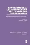 Environmental Geomorphology and Landscape Conservation cover