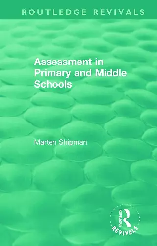 Assessment in Primary and Middle Schools cover