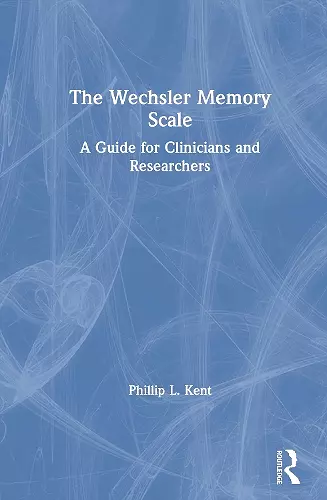 The Wechsler Memory Scale cover