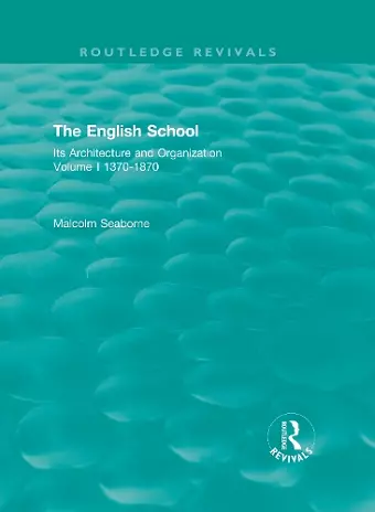 The English School cover