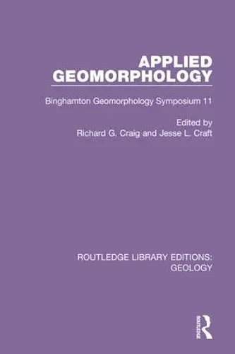 Applied Geomorphology cover