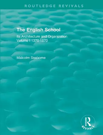 The English School cover