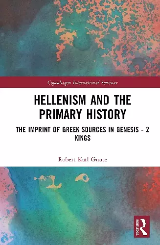 Hellenism and the Primary History cover