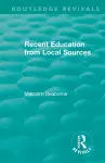 Recent Education from Local Sources cover