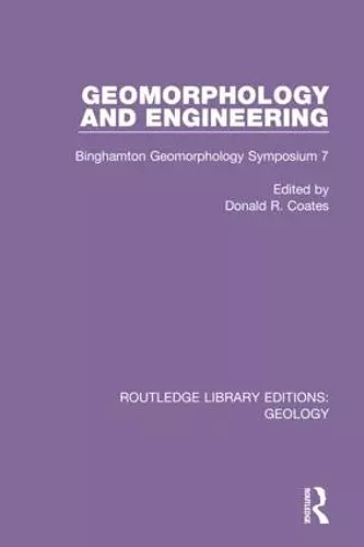 Geomorphology and Engineering cover