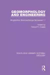 Geomorphology and Engineering cover