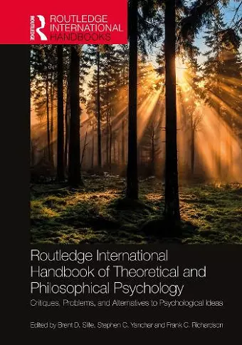 Routledge International Handbook of Theoretical and Philosophical Psychology cover