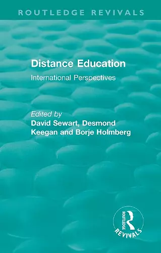 Distance Education cover