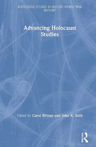 Advancing Holocaust Studies cover