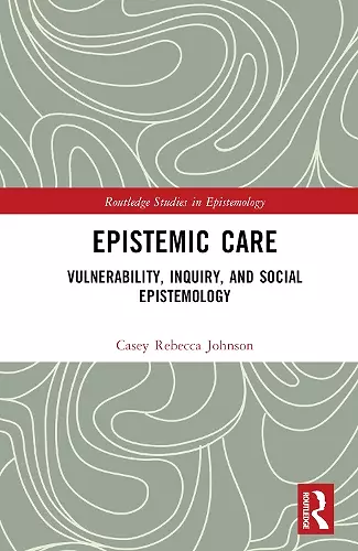 Epistemic Care cover