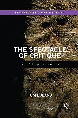 The Spectacle of Critique cover