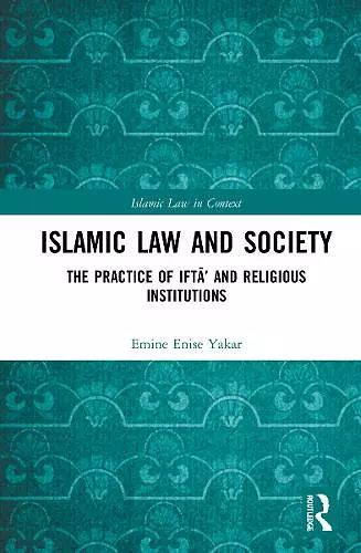 Islamic Law and Society cover