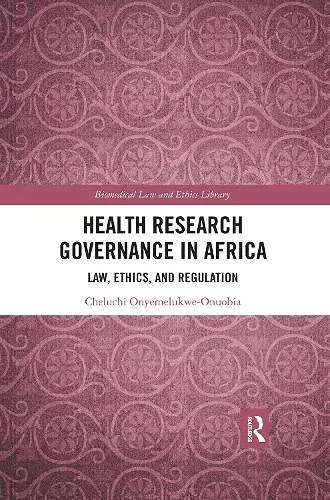 Health Research Governance in Africa cover