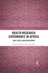 Health Research Governance in Africa cover