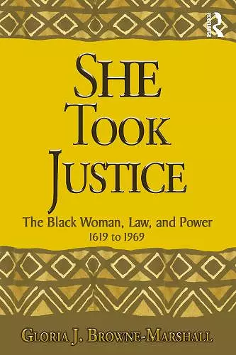 She Took Justice cover