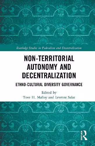 Non-Territorial Autonomy and Decentralization cover