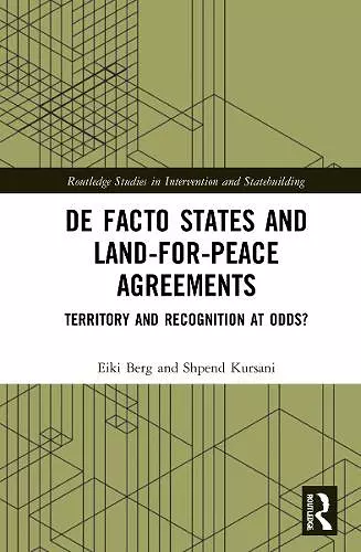 De Facto States and Land-for-Peace Agreements cover