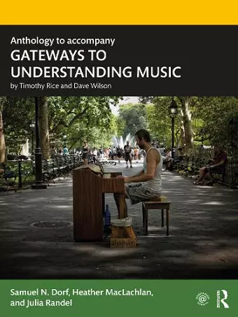 Anthology to accompany GATEWAYS TO UNDERSTANDING MUSIC cover