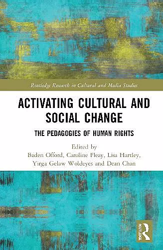 Activating Cultural and Social Change cover