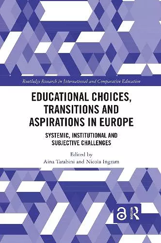 Educational Choices, Transitions and Aspirations in Europe cover