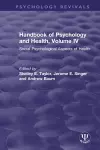 Handbook of Psychology and Health, Volume IV cover