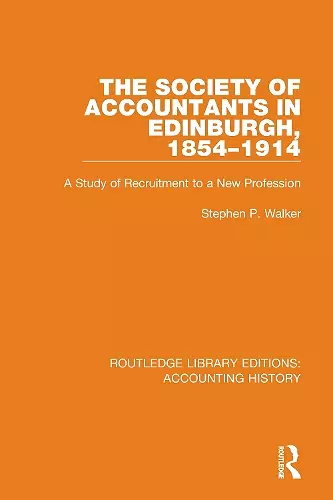 The Society of Accountants in Edinburgh, 1854-1914 cover