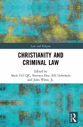 Christianity and Criminal Law cover